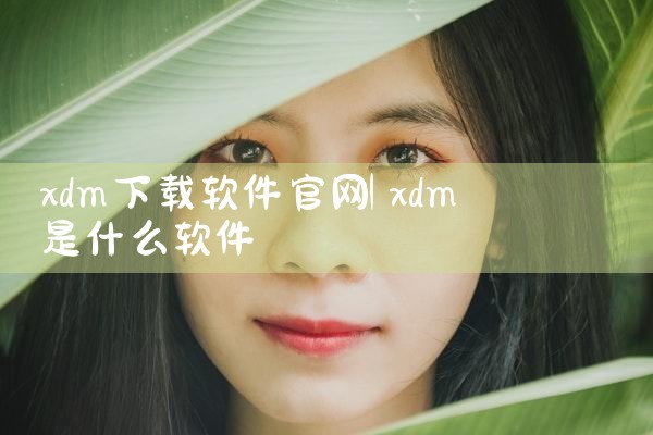 xdm下载软件官网