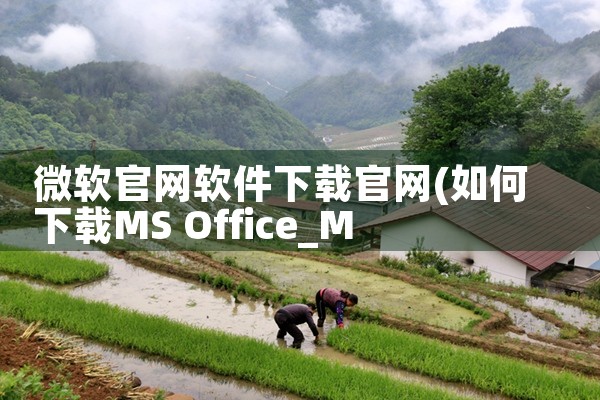 微软官网软件下载官网